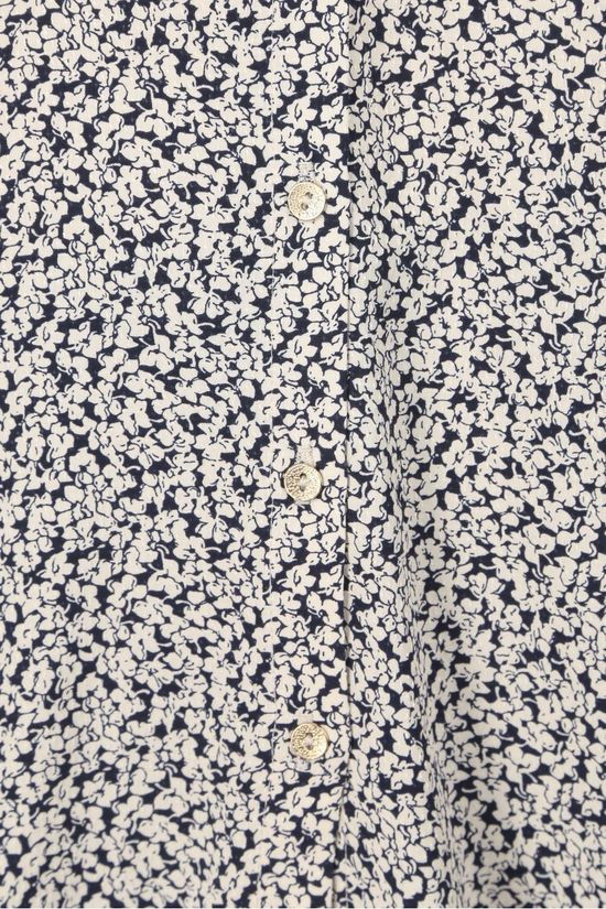 Vila Hemd Vizugi Ecru/Navy Blue