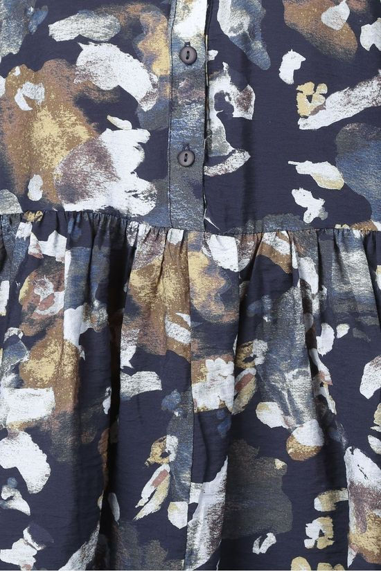 Object Robe Objgalina Dark Blue/Assorted / Mixed