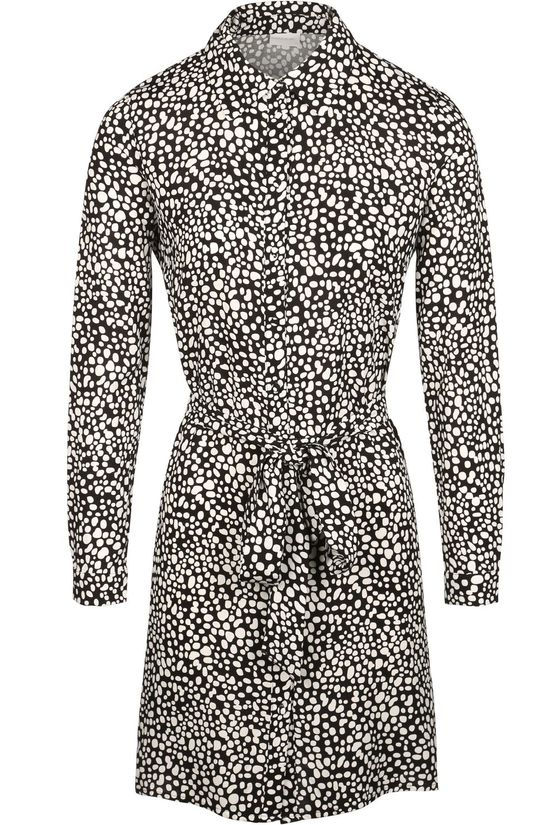 Vila Robe Vinodina Black/Off White