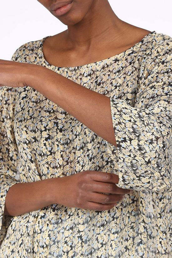 Vila Blouse Vinaira Ecru/Ass. Flower