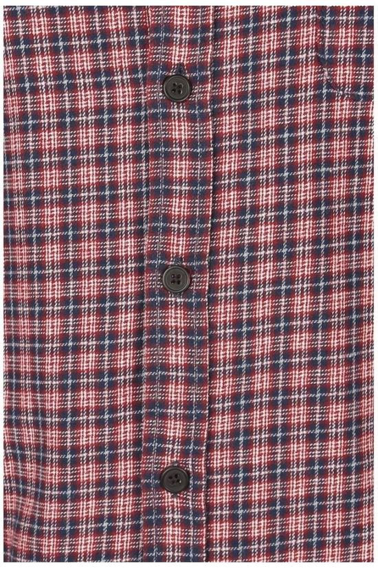 Blend Hemd 20709463 mid red/white