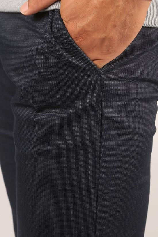 Matinique Broek Pristu Cm Stripe dark blue