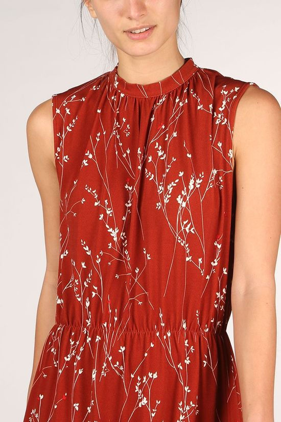 Inwear Jurk Kalvin Dark Red/Ecru