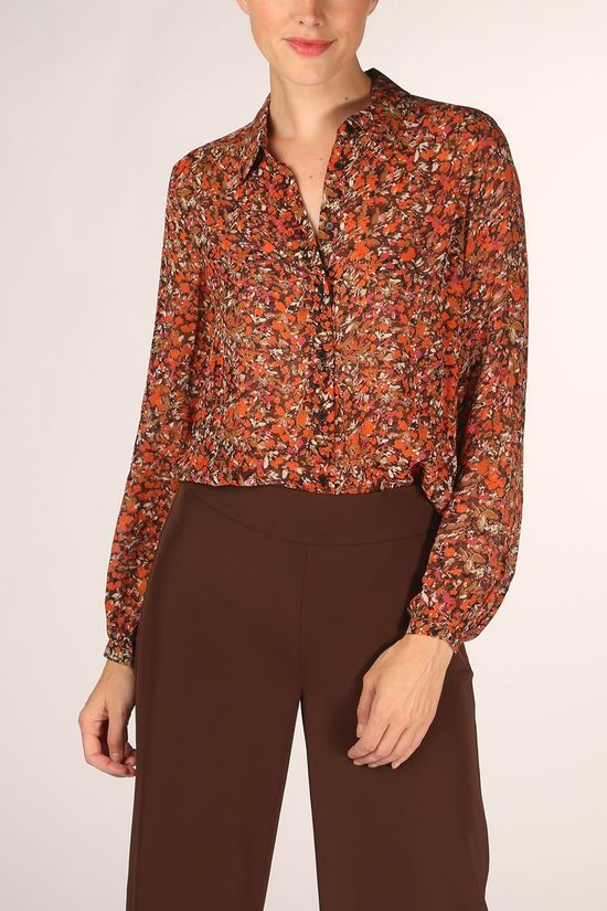 Inwear Hemd Pica Camel Brown/Orange