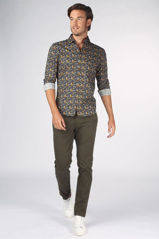 Matinique Chemise Matrostol Mid Grey/Ass. Geometric