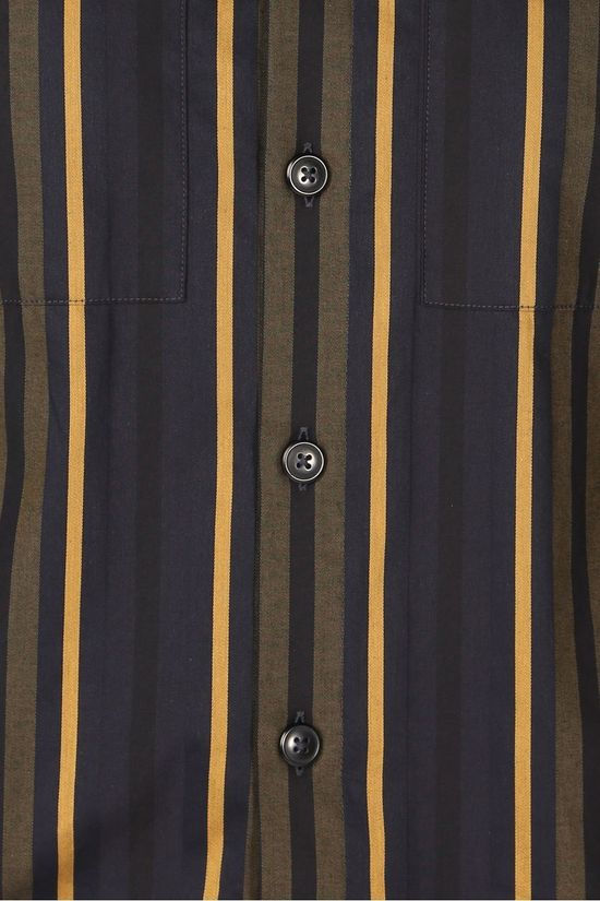 Matinique Hemd Mauti dark blue/dark yellow