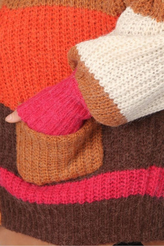 Inwear Cardigan Saria Camel Brown/Orange