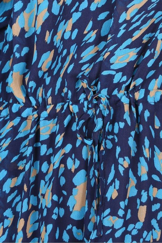 Inwear Robe Clarice Blue/Sand Brown