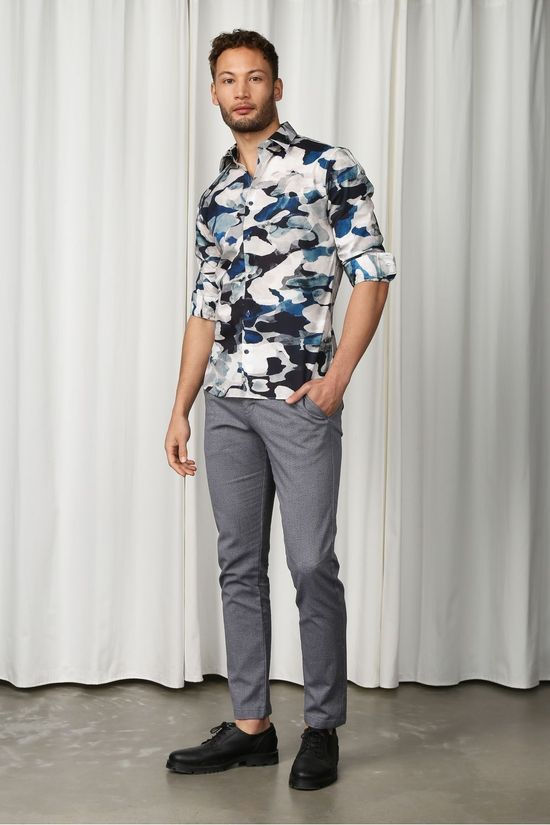 Matinique Chemise Robo White/Ass. Geometric