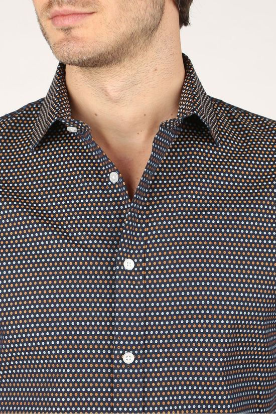 Matinique Chemise Matrostol Dark Blue/Ass. Geometric