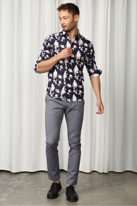 Matinique Chemise Marobo Dark Blue/Ass. Flower