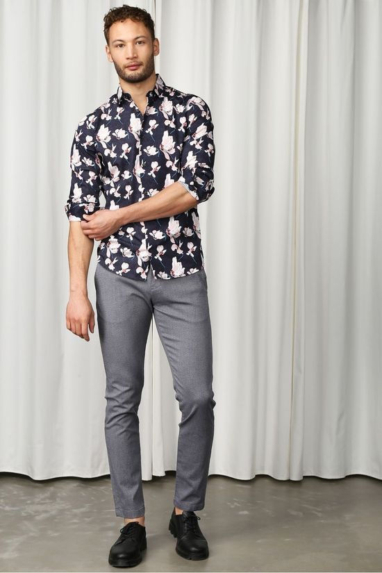 Matinique Chemise Marobo Dark Blue/Ass. Flower
