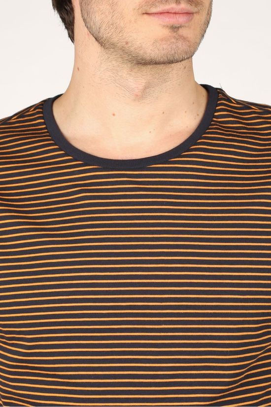 Matinique T-Shirt Majermane Orange/Dark Blue