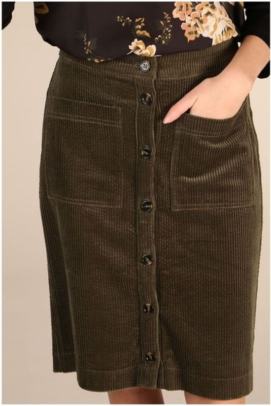 B.Young Jupe dotea mid khaki