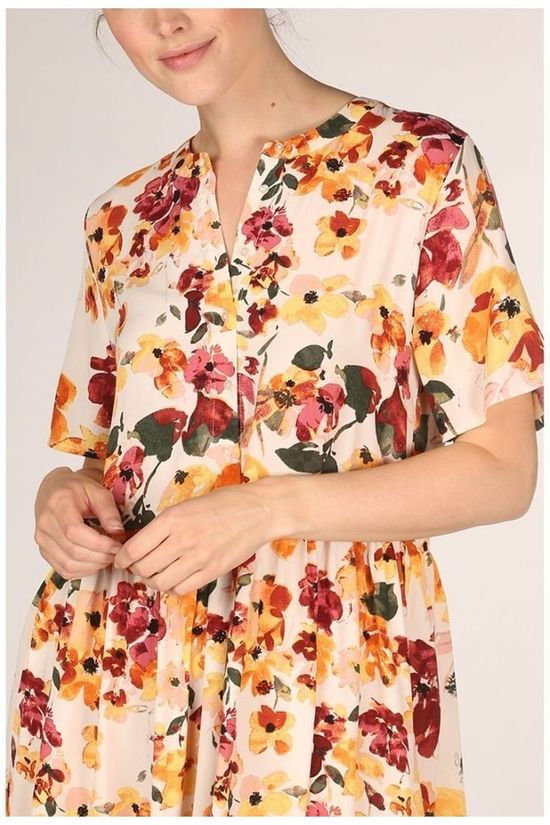 Ichi Robe Ihbrunsa Dr2 Off White/Ass. Flower