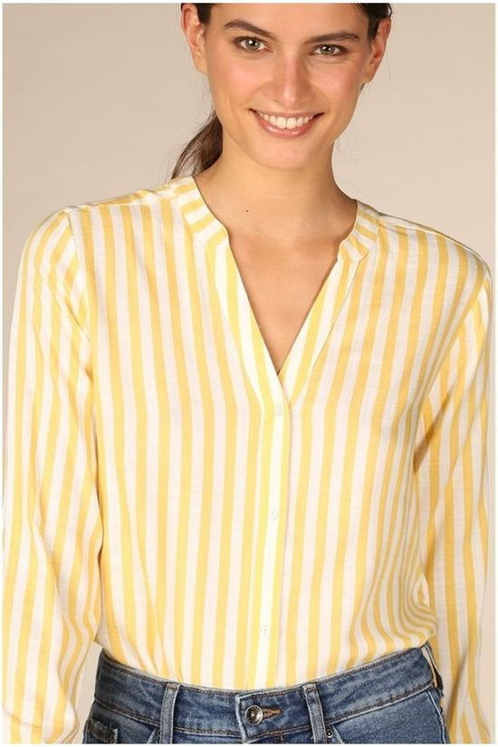 B.Young Hemd Byfabianne Stripe light yellow/white