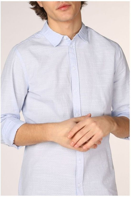 Blend Hemd 20710247 Light Blue/Ass. Geometric