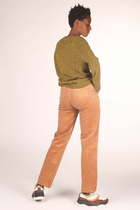 Ichi Pull Amara V mid khaki/green