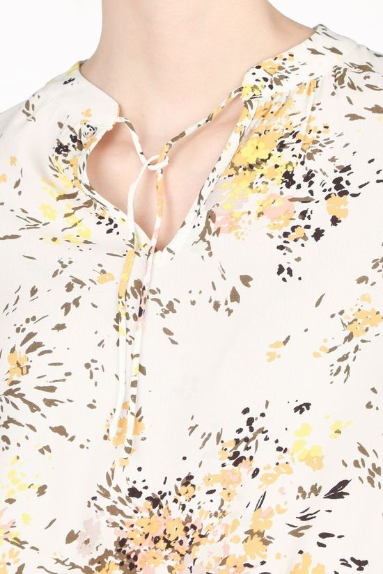 Saint Tropez Blouse 30511100 Ecru/Dark Yellow