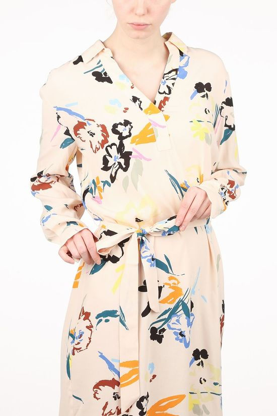 Saint Tropez Robe 30511103 Ecru/Blue