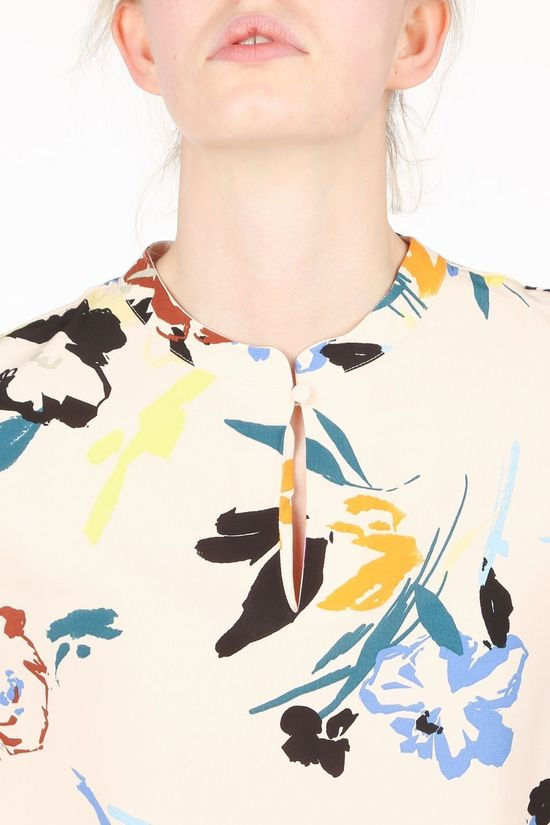Saint Tropez Blouse 30511107 Ecru/Blue
