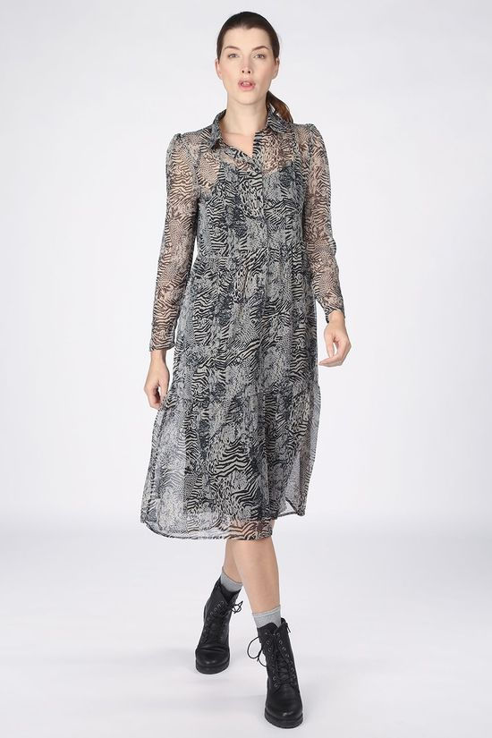 Ichi Jurk Ihassip Black/Ecru