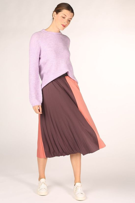 B.Young Rok Byserina Skirt - mid pink/dark red
