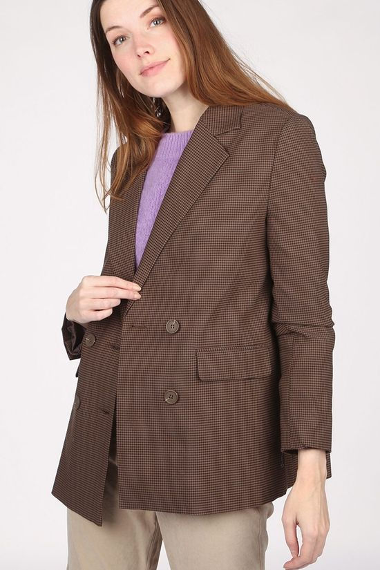 B.Young Blazer Byevi Dark Brown/Black