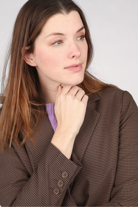 B.Young Blazer Byevi Dark Brown/Black
