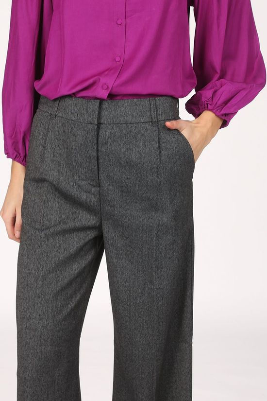 B.Young Broek Byellie Dark Grey Marle