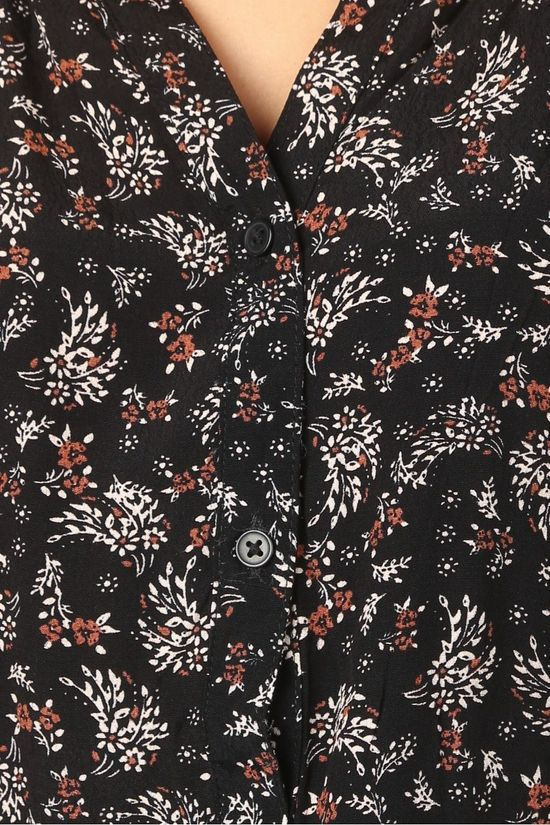 B.Young Hemd Byflaminia Black/Rust