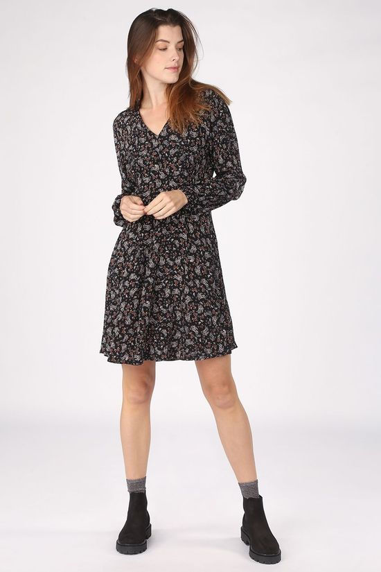 B.Young Robe Byflaminia Black/Camel Brown