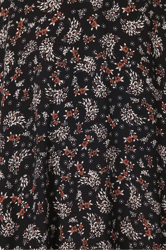 B.Young Robe Byflaminia Black/Camel Brown