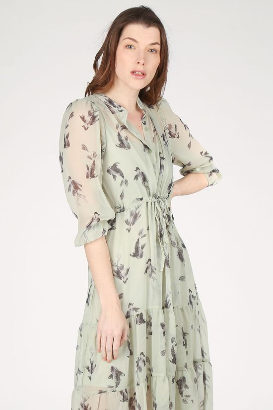 Ichi Robe Ihceleste Dr Light Green/Black