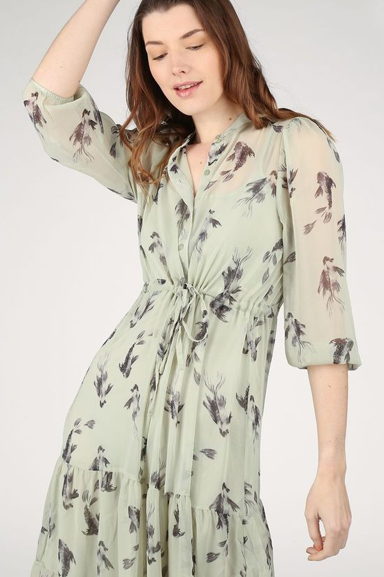 Ichi Robe Ihceleste Dr Light Green/Black