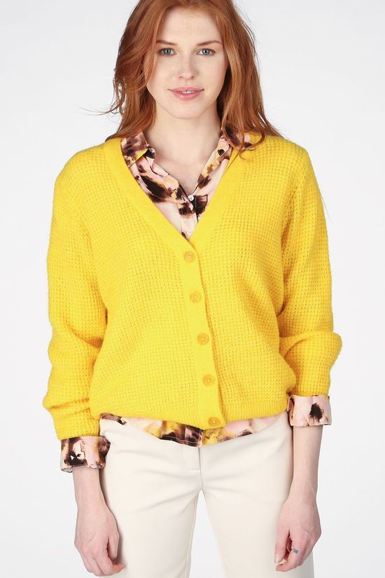 Ichi Cardigan Ihdusty Ca2 yellow