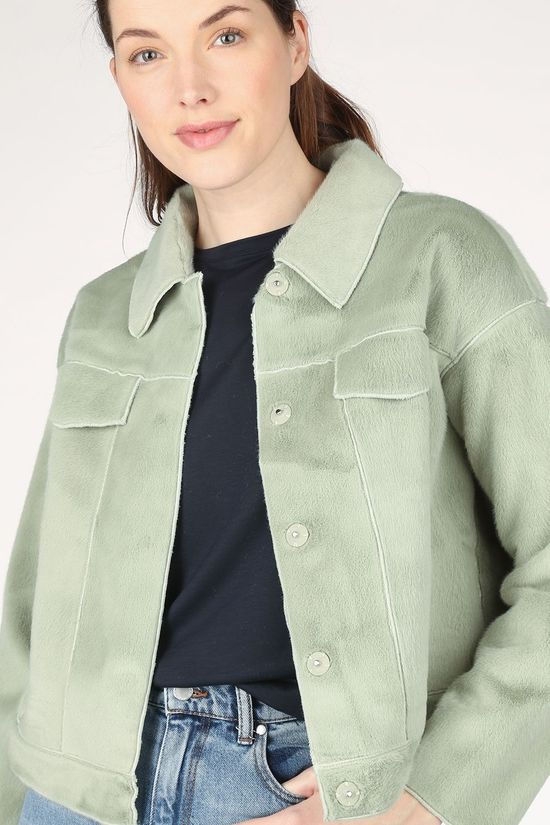 Ichi Blazer Ihfurry Ja2 light green