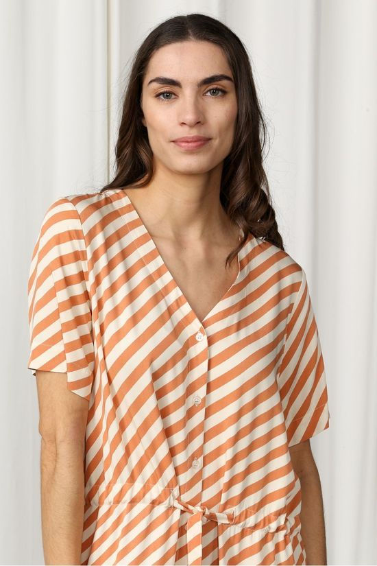 Ichi Robe Ihimara Dr Orange/Off White