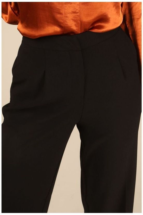 Selected Broek Tinny Mw Wide Nos Black