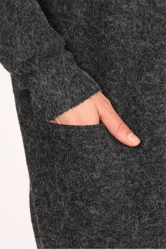 Vero Moda Cardigan doffy Ls Long Open Dark Grey Marle