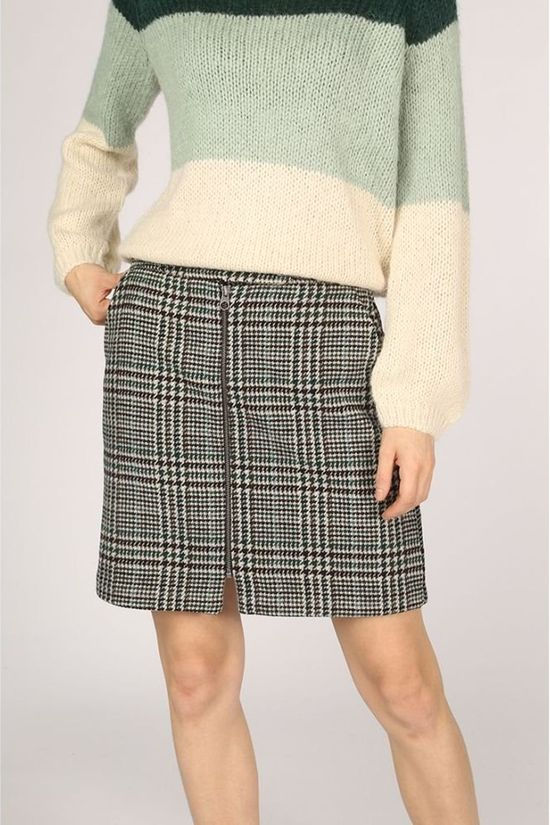 Vero Moda Jupe rebel Hw Wool Black/White