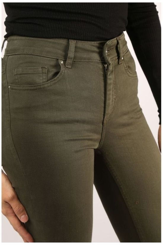 Only Broek blush Mid Sk Bb Col dark khaki
