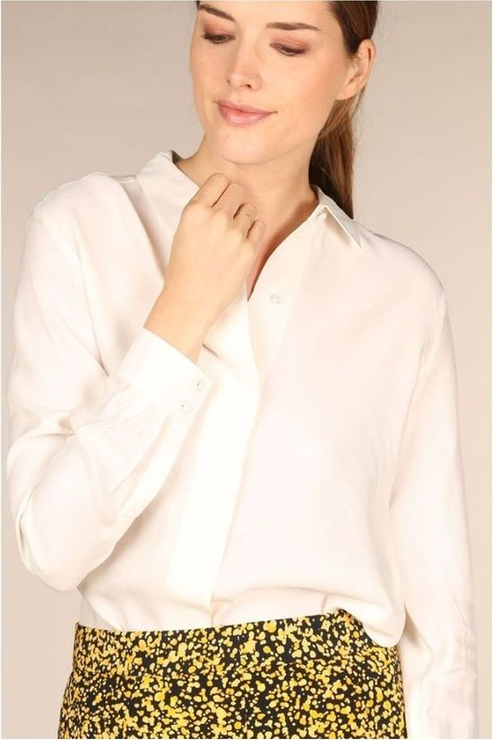 Selected Blouse Slfarabella Odette Ls off white