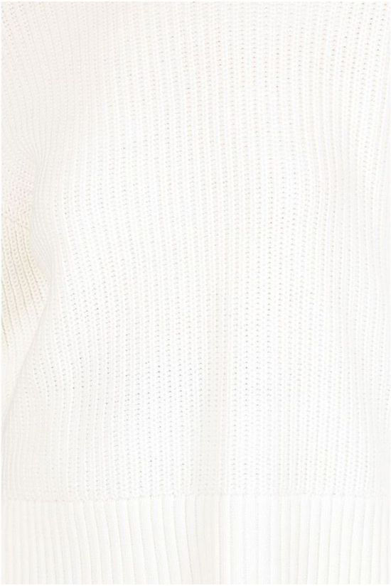 Selected Pull Slfbailey Ls Knit Oneck off white