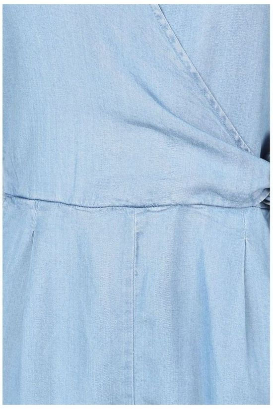 Vero Moda Jumpsuit Vmlaura Ss V-Neck Knot Ga Light Blue (Jeans)