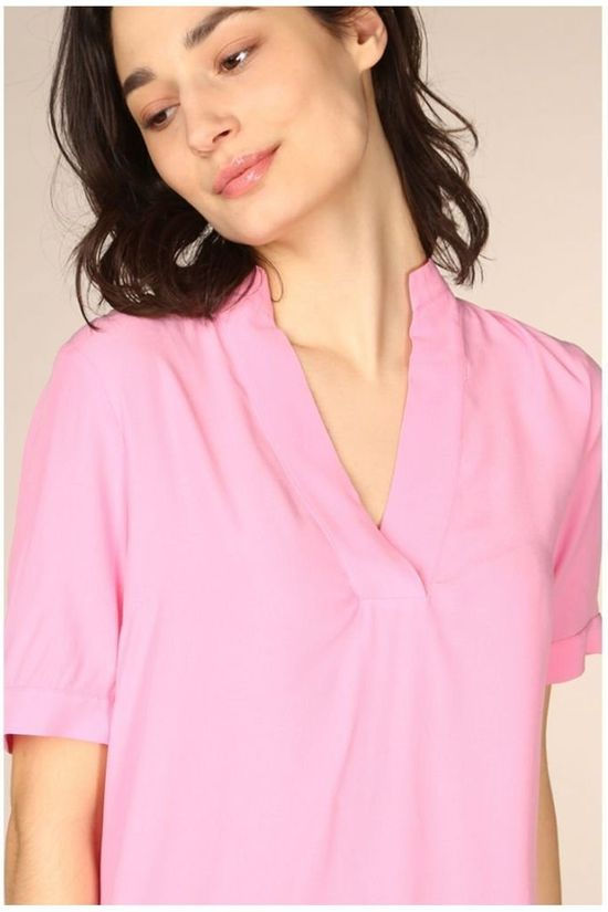 Selected Blouse Slfella Ss mid pink