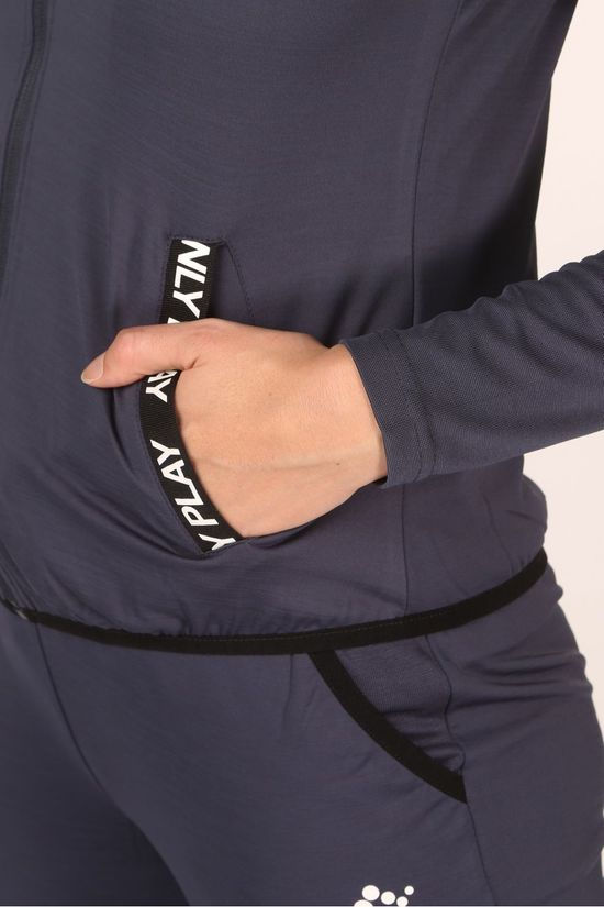 Only Play Pull Jenny Zip Sweat Lhs dark blue