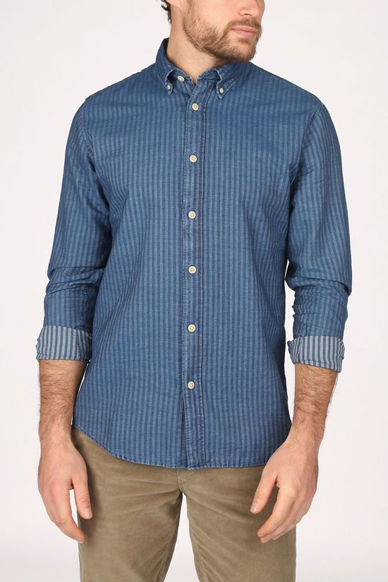 Selected Chemise Slhlimnolan-Mixer Blue/Denim / Jeans