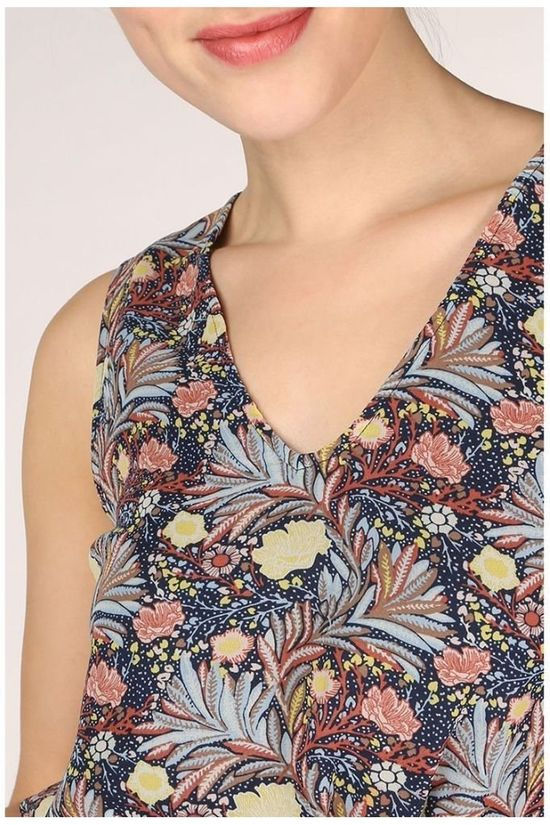 Vero Moda Blouse Vmdiris Sl Lcs Light Blue/Ass. Flower