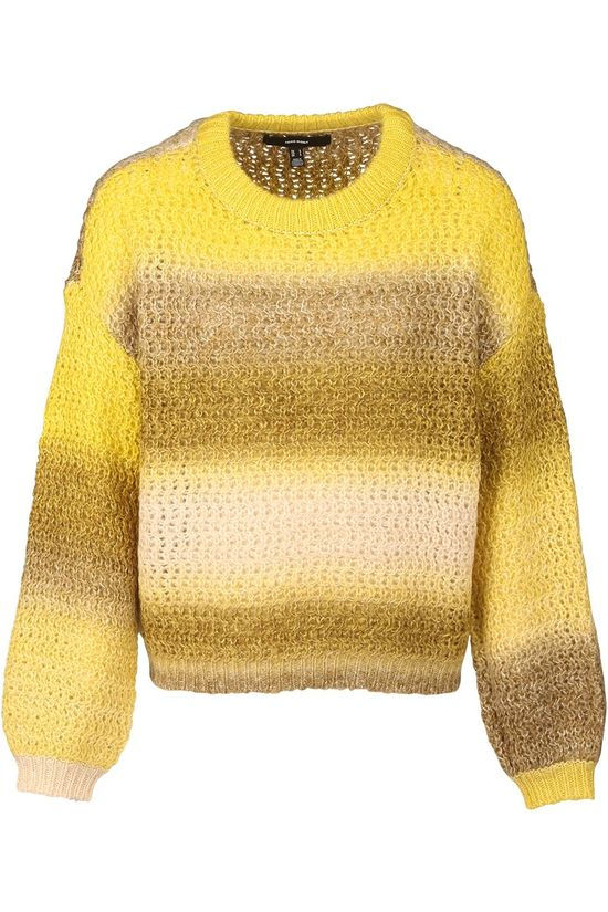 Vero Moda Pull dattespace  Ls O-Neck Boo mid khaki/dark yellow